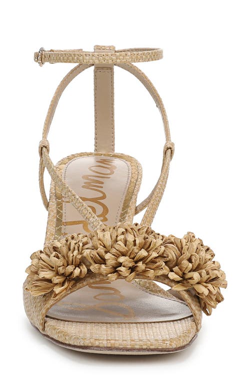 Shop Sam Edelman Phoebe Ankle Strap Sandal In Bleached Beechwood