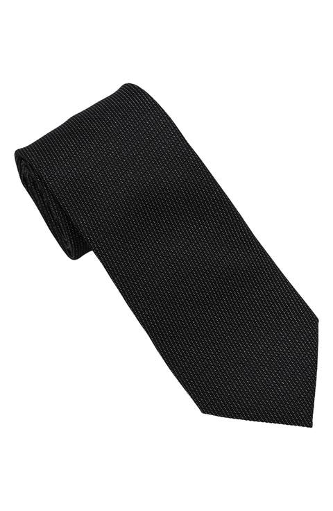 Sparkle Stripe Print Tie