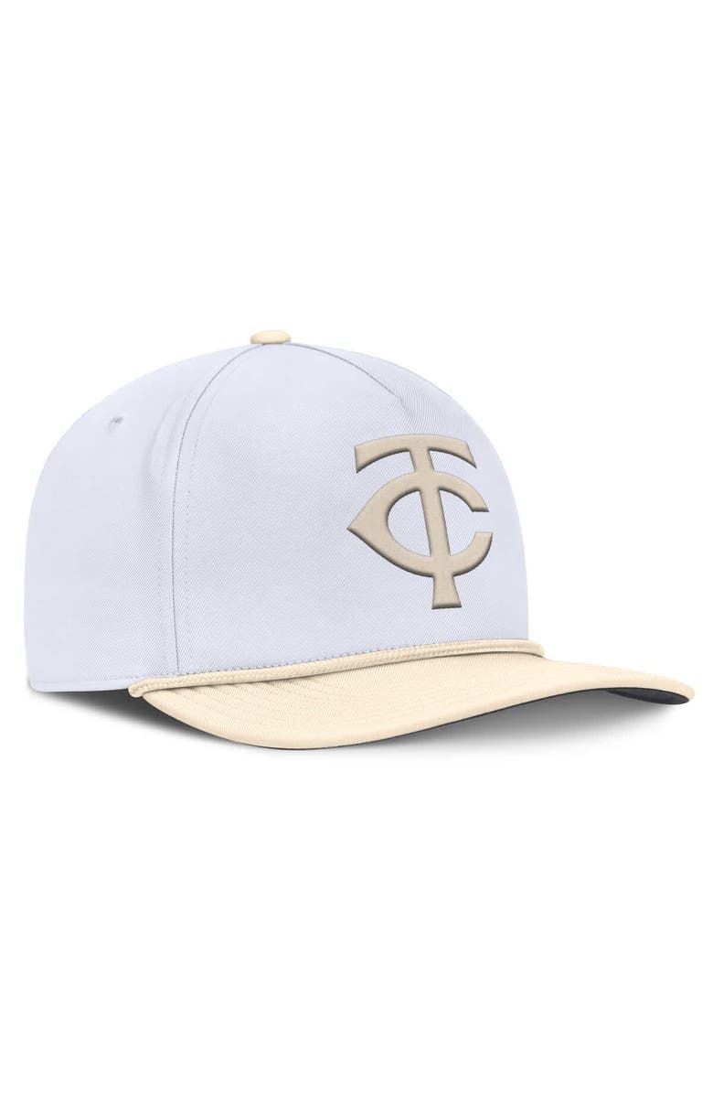 Nike Men's Nike  White/Cream Minnesota Twins Pro Performance Snapback Hat, Alternate, color, 