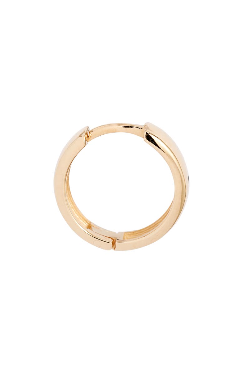 Anzie Classique Wide Huggie Hoop Earrings, Alternate, color, Gold