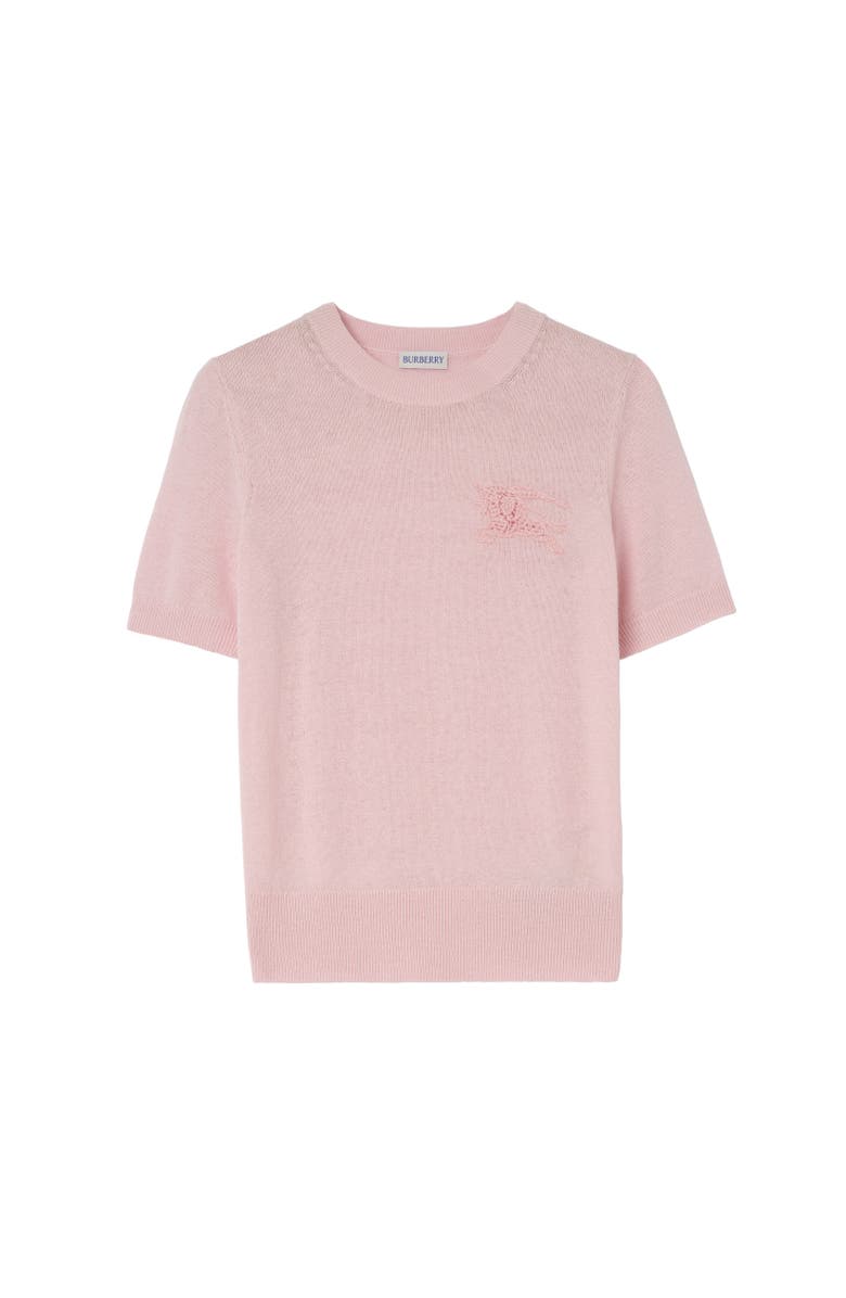 Burberry EKD Wool Cotton Top, Alternate, color, Mallow Pink