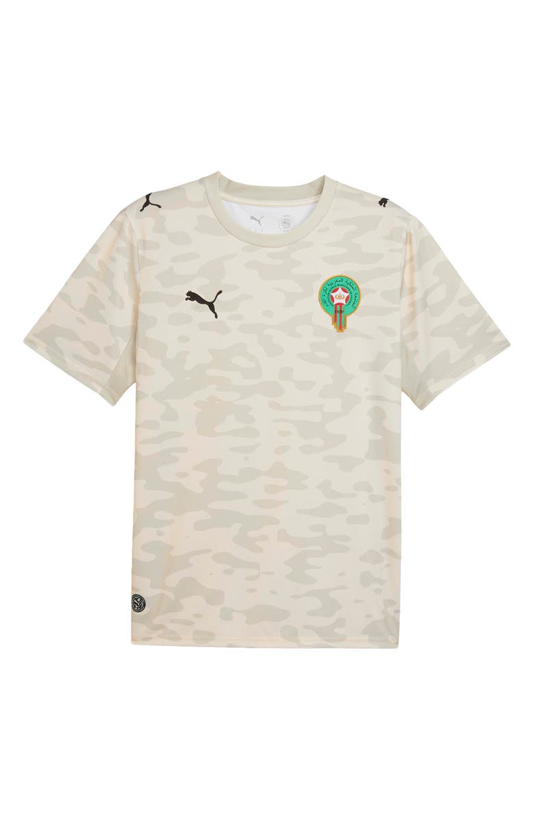 PUMA x Morocco x Salehe Bembury Goalkeeper Jersey, Alternate, color, Alpine Snow/ Desert Dust