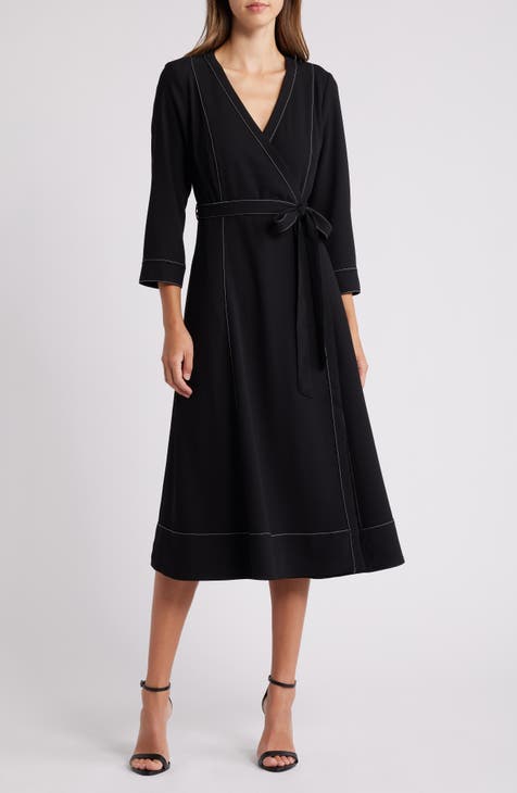 Womens Wrap Midi Dresses Nordstrom