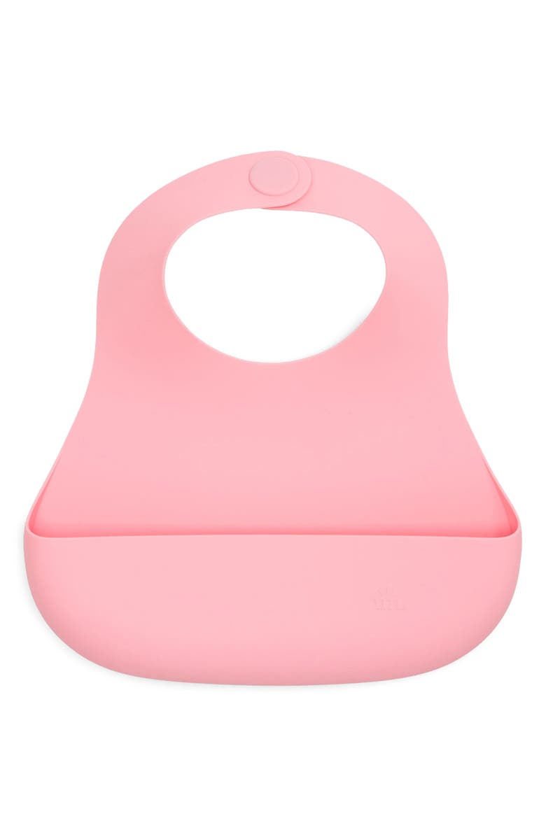 Magnetic Me Silicone Spill Shelf Bib, Main, color, Blush Pink