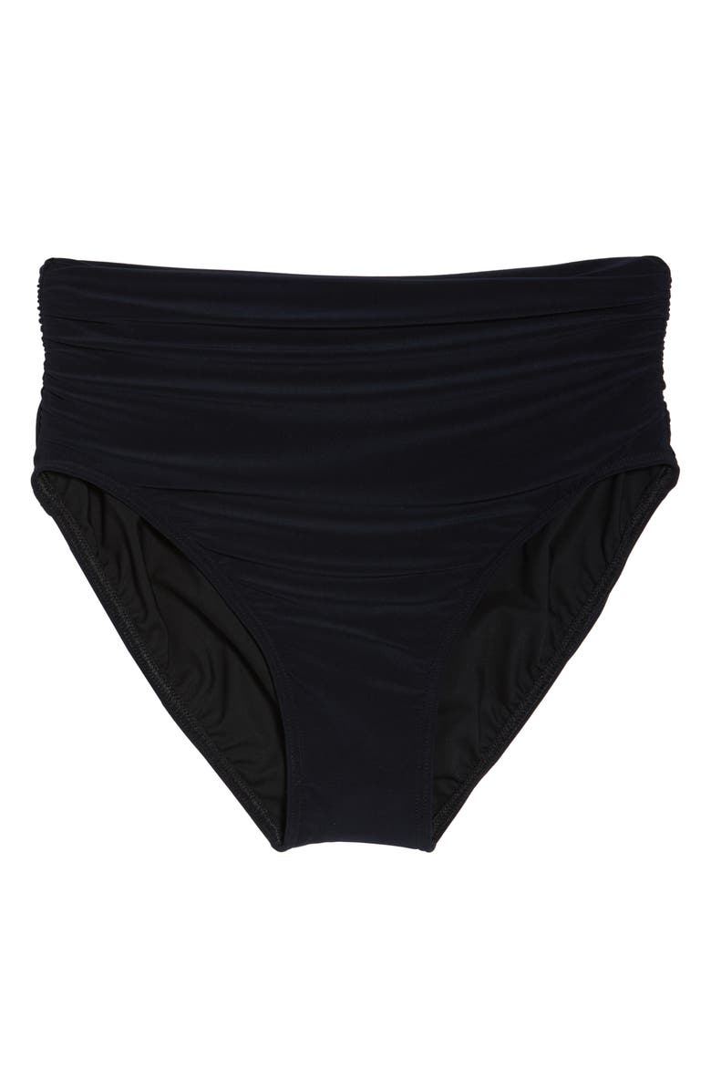Magicsuit<sup>®</sup> Ruched Bikini Bottoms, Alternate, color, Black Tones