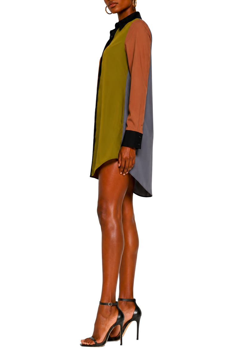 Multi Shirtdress, Alternate, color, BLACK MULTI