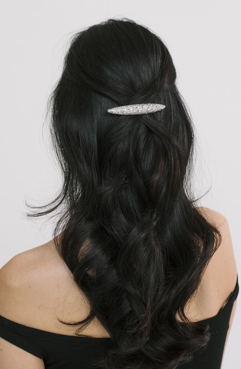 Jennifer Behr Czarina Crystal Barrette, Alternate, color, 