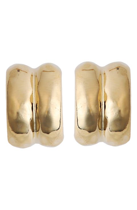 Two Row Hoop Earrings