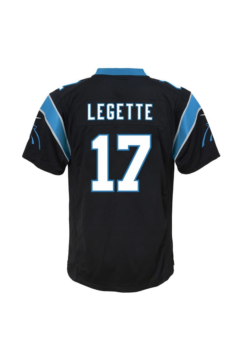 Youth Nike Xavier Legette Black Carolina Panthers Team Game Jersey, Alternate, color, Black