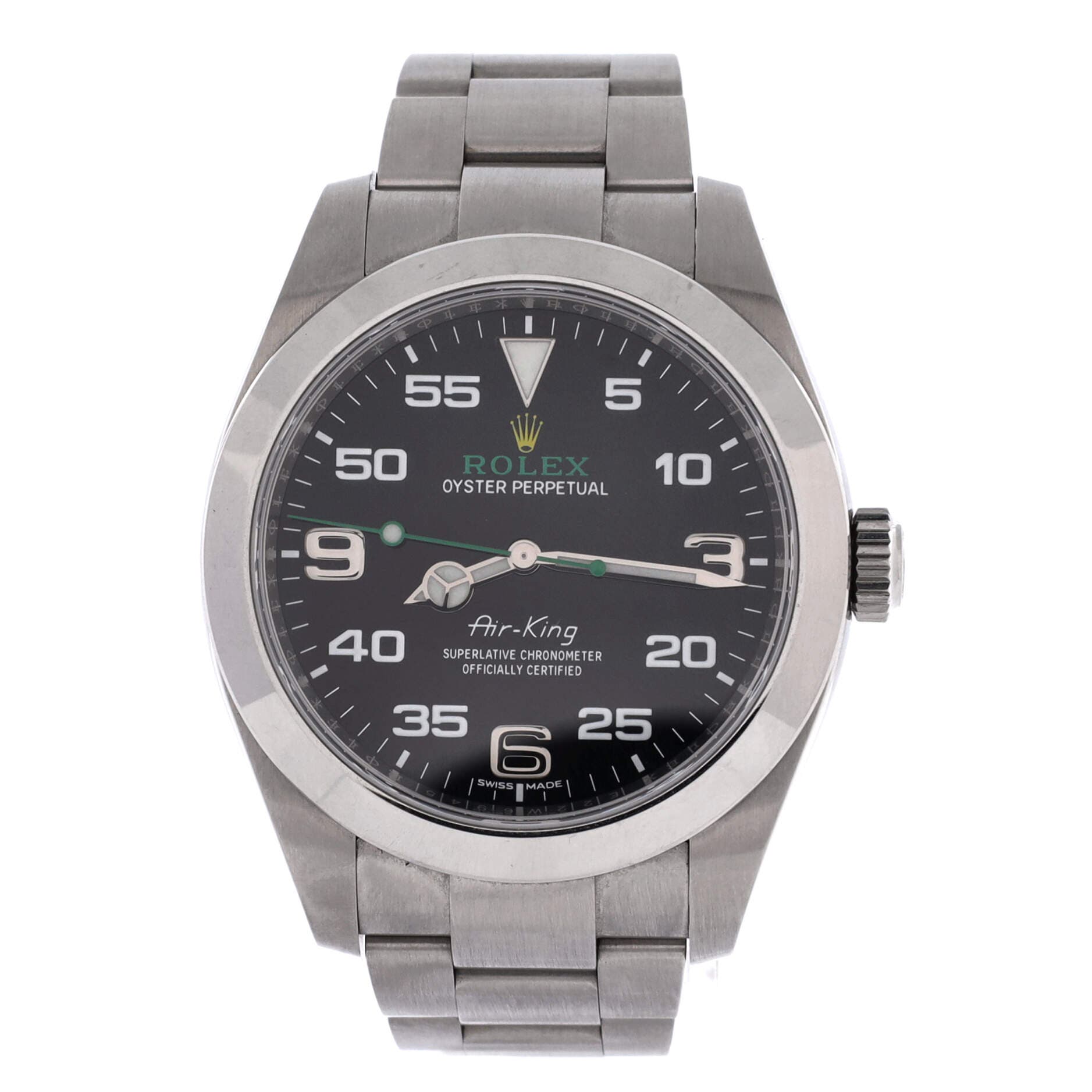 Oyster Perpetual Air King Automatic Watch Stainless Steel 40, Main, color, Metallic Silver