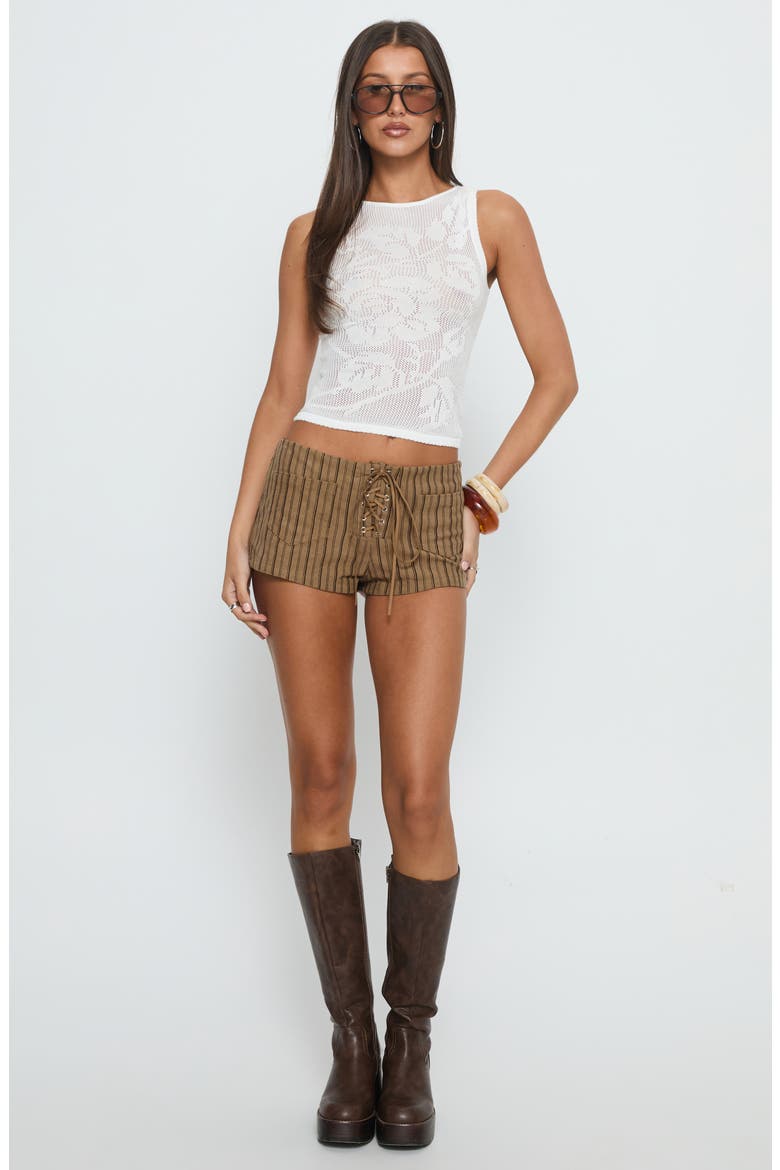 Cypressa Openwork Boat Neck Tank, Alternate, color, ANTIQUE WHITE