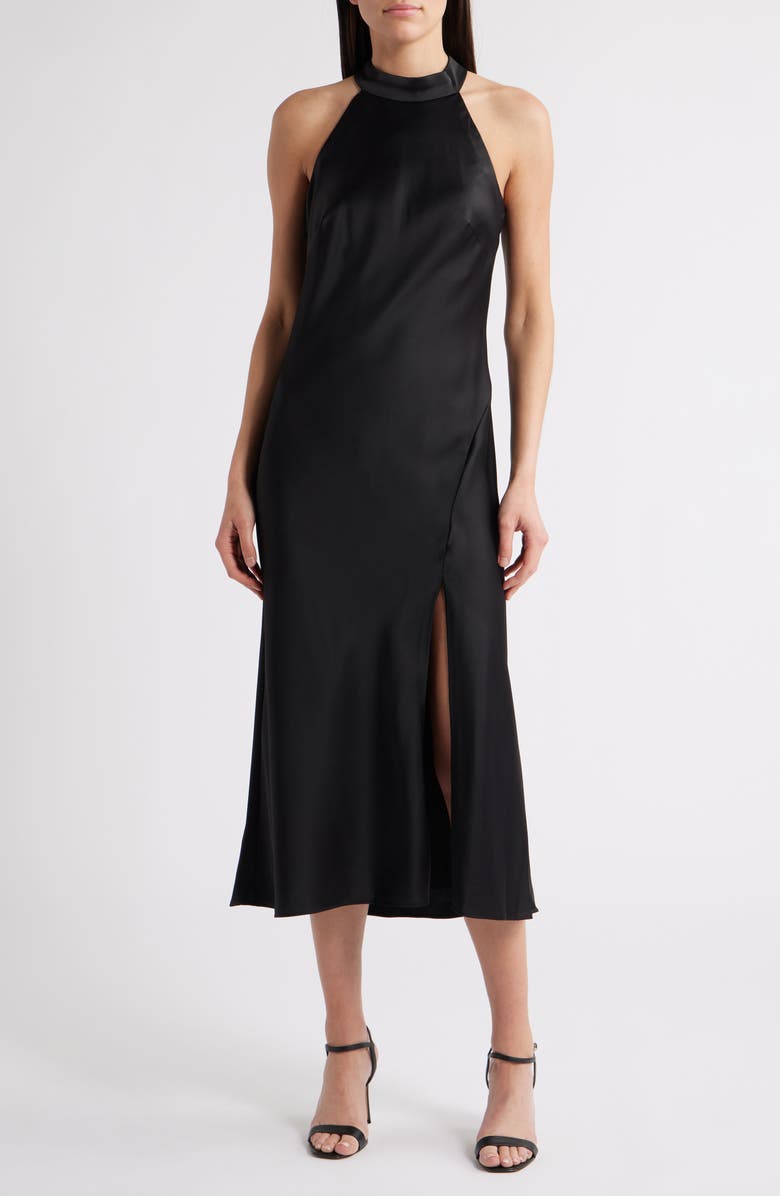 Vince Camuto Sleeveless Satin Maxi Dress, Main, color, 