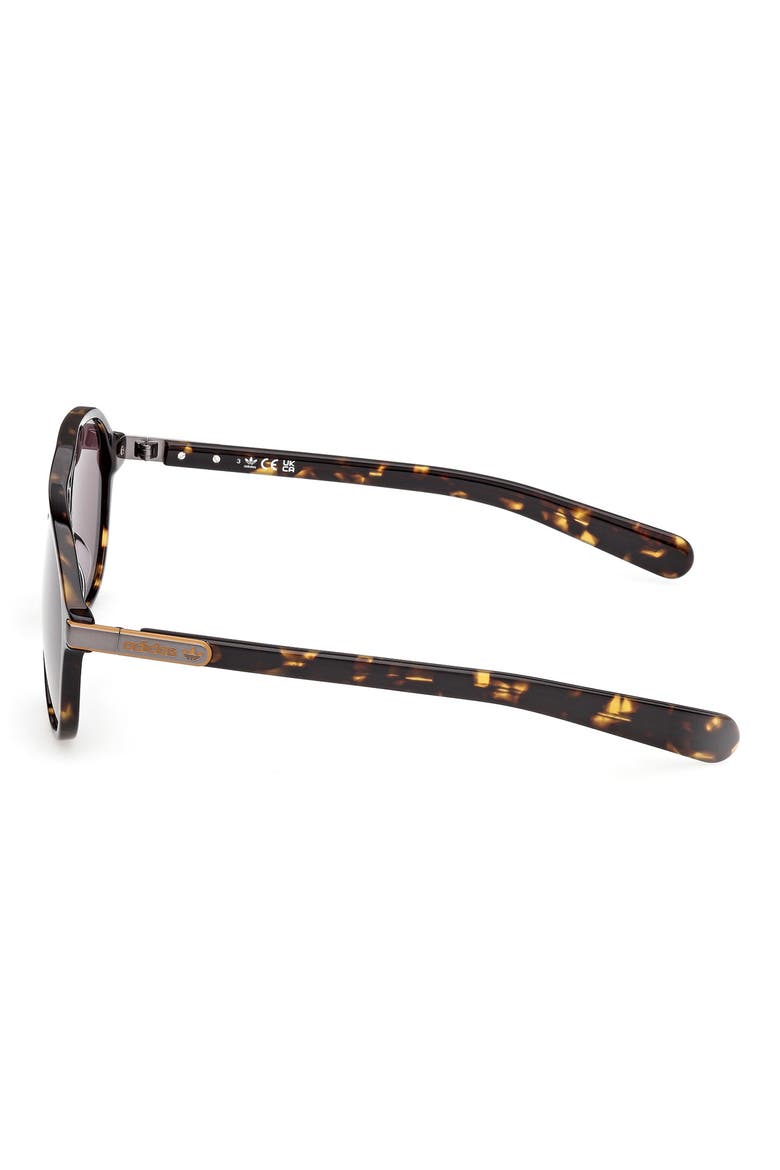 58mm Pilot Sunglasses, Alternate, color, DARK HAVANA / BROWN
