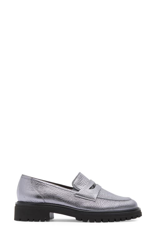 Paul Green Wellesley Platform Loafer In Piom Black Combo