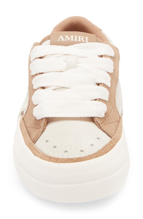 Amiri Sunset Skate Low Top Sneaker In Brown