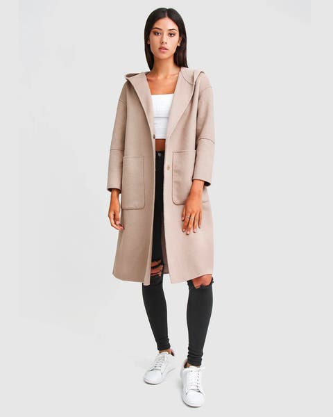 Walk This Way Wool Blend Oversized Coat