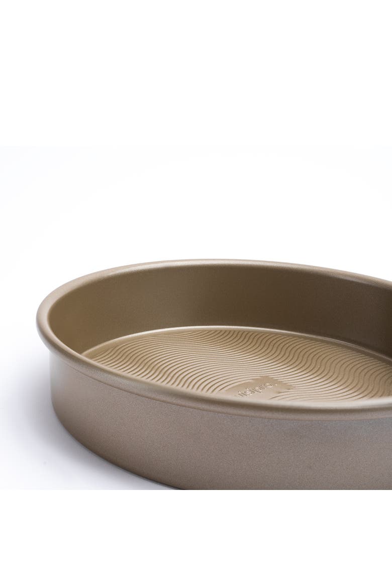 9.5 x 2-Inch Round Steel Nonstick Baking and Cake Pan, Alternate, color, Brown