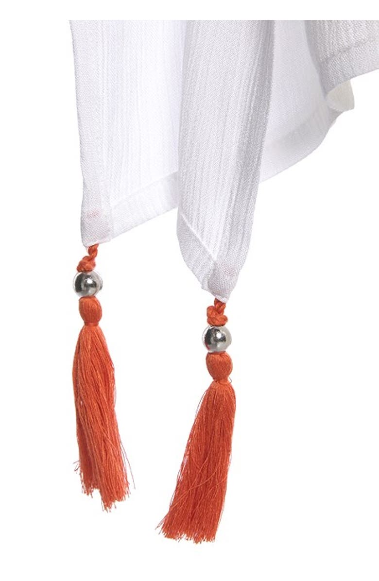 LASCANA Women's Tassel Detail V-Neck Cover Up Size 0/2, Alternate, color,