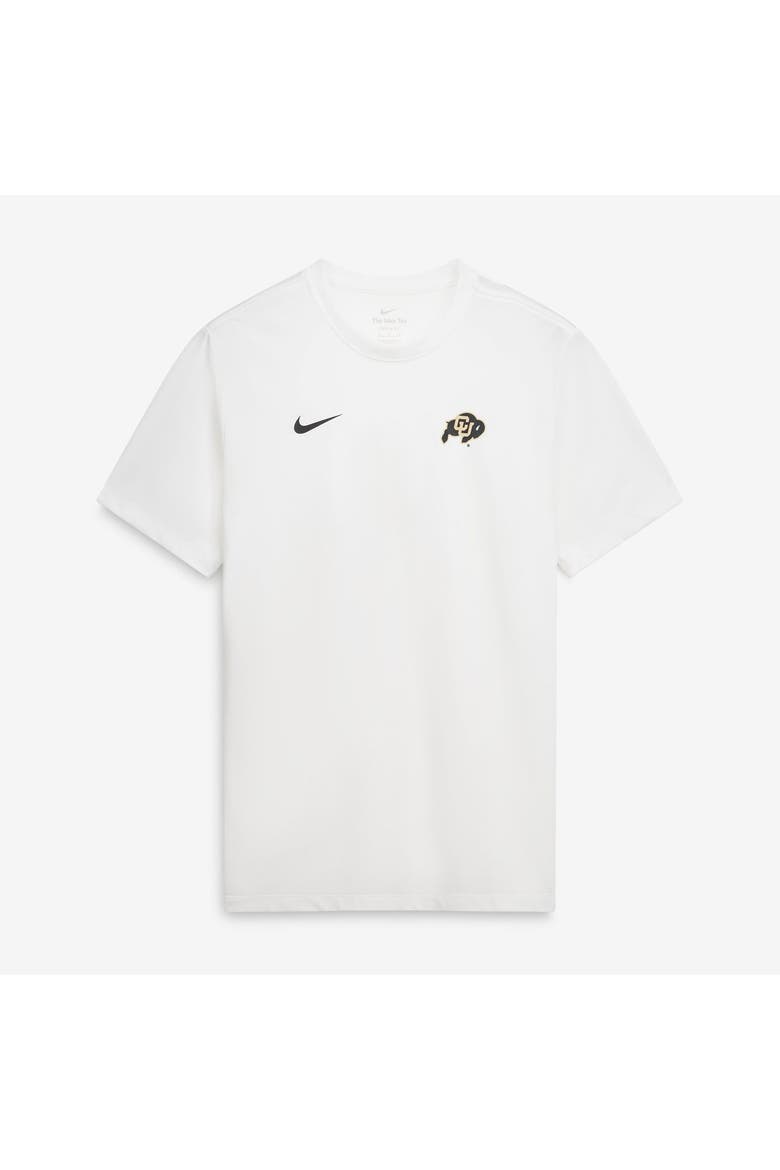 Men's Nike White Colorado Buffaloes Sideline Legend Dri-FIT T-Shirt, Main, color, White