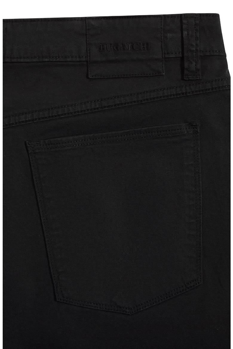 Five Pocket Stretch Cotton Pants, Alternate, color, BLACK