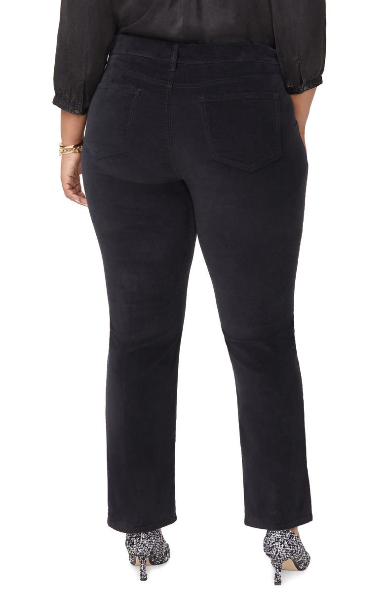NYDJ Marilyn Straight Leg Stretch Velvet Pants, Alternate, color,