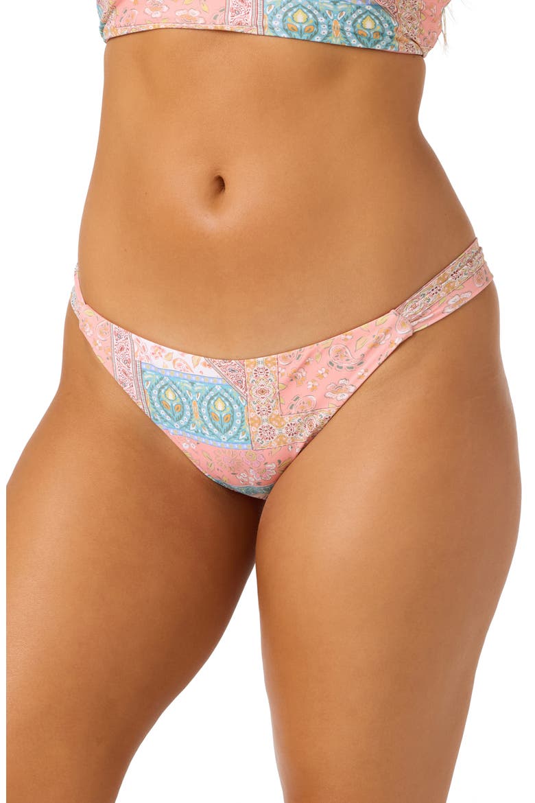 Cabella Kee Beach Bikini Bottoms A, Alternate, color, PINK MULTI COLORED