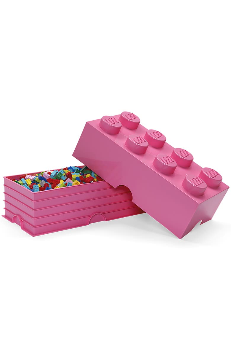 Storage Brick 8 Medium Pink, Alternate, color, Pink