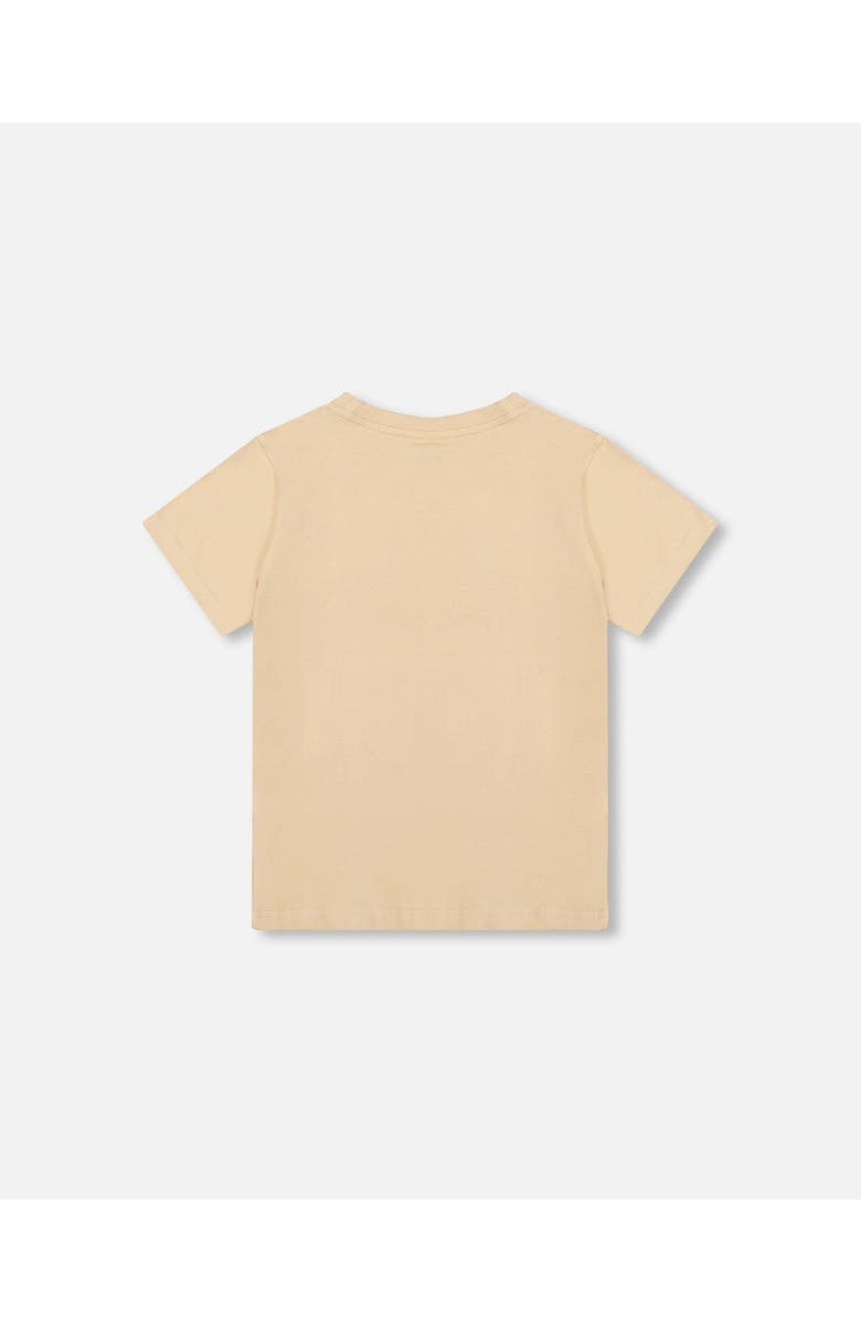 Deux par Deux Organic Cotton Jersey T-Shirt Solid, Alternate, color, Beige
