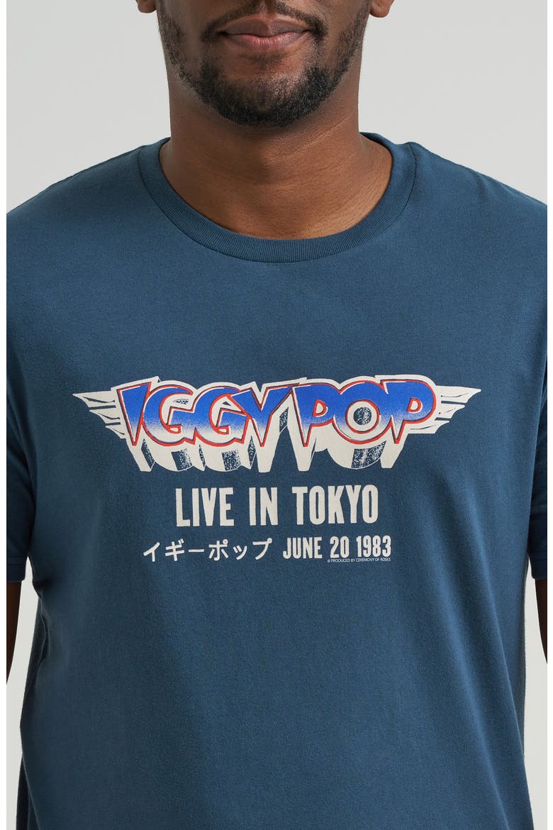 Iggy Pop Graphic T-Shirt, Alternate, color, MIDNIGHT NAVY
