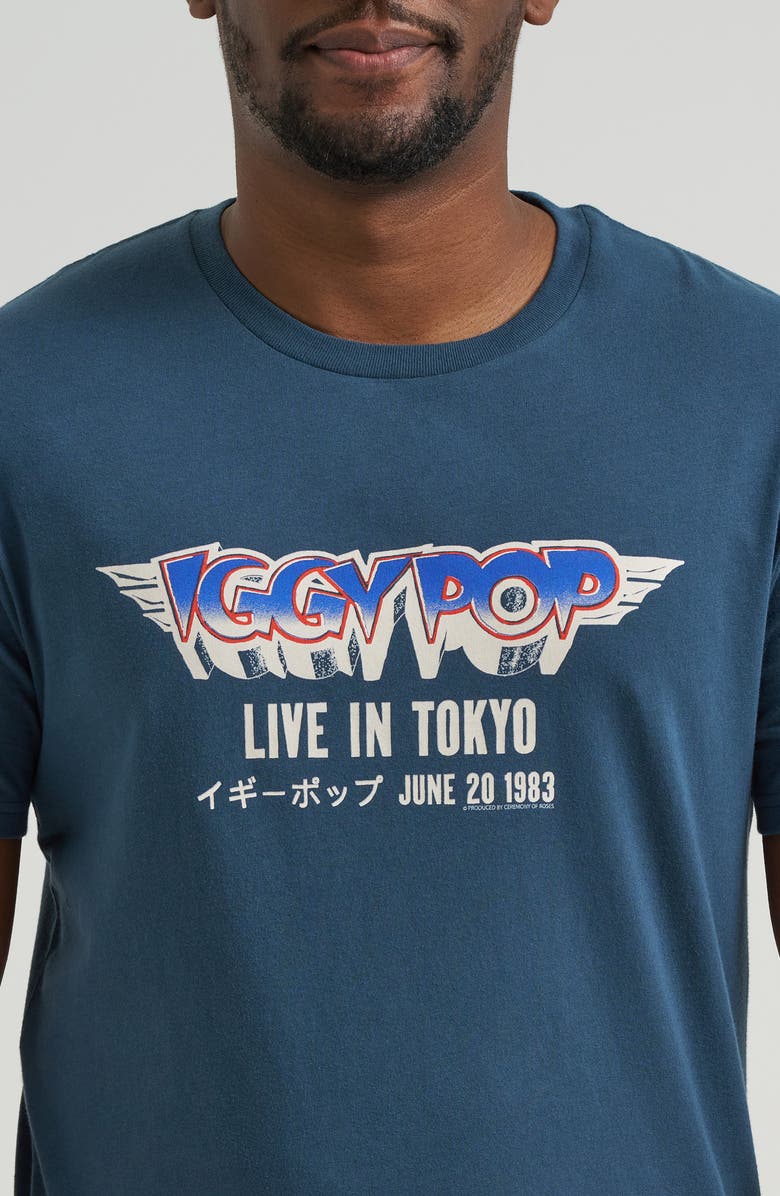Lee Iggy Pop Graphic T-Shirt, Alternate, color, Midnight Navy