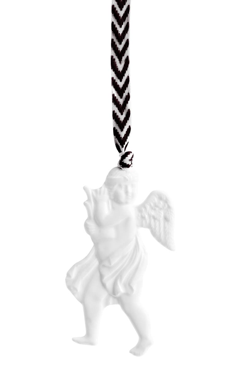 Wedgwood Cherub Gabriel Bone China Ornament, Alternate, color, White