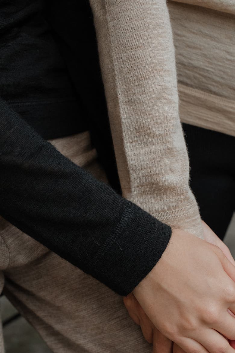 T Neck Pullover, Alternate, color, BLACK