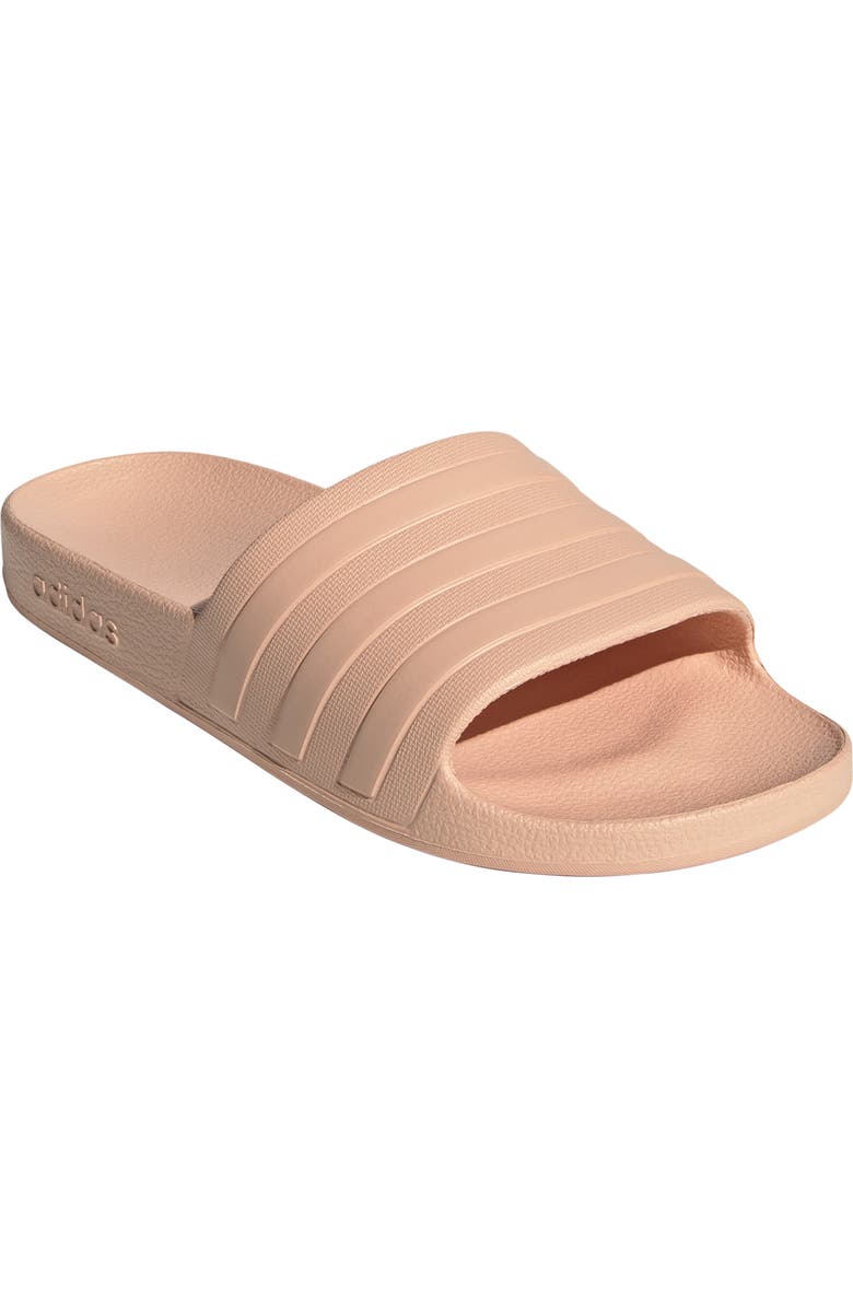 adidas Adilette Aqua Slide Sandal, Main, color, Powder Coral/Coral/Coral