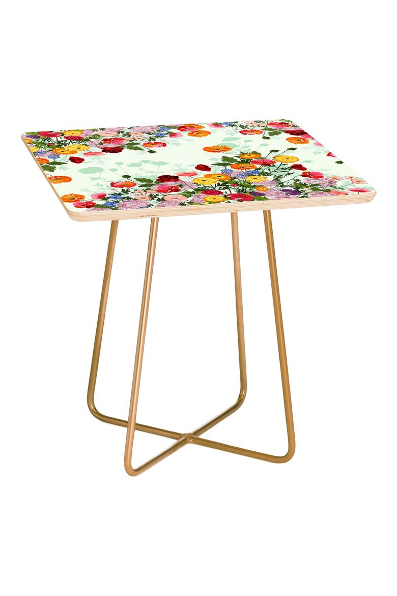 Emmaline Side Table, Main, color, RED