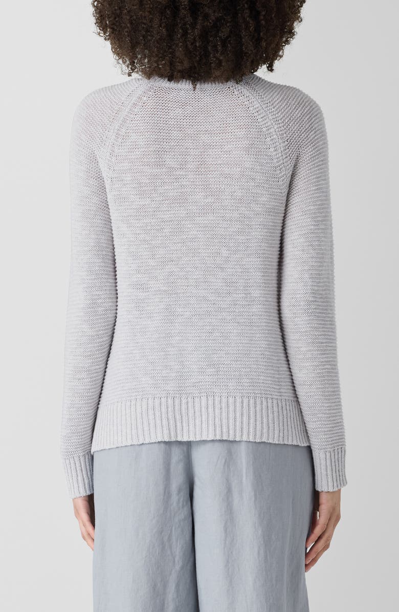 Eileen Fisher Raglan Sleeve Organic Linen & Organic Cotton Sweater, Alternate, color,