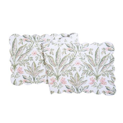 Lana Palms Reversible Graphic Print Machine Washable Table Quilted Runner 14" x 51"