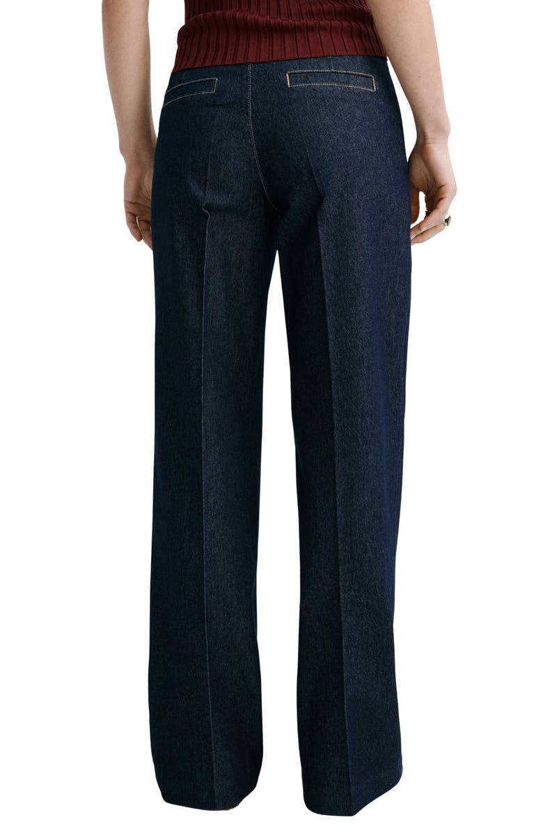 MANGO Sailor Wide Leg Jeans, Alternate, color, 