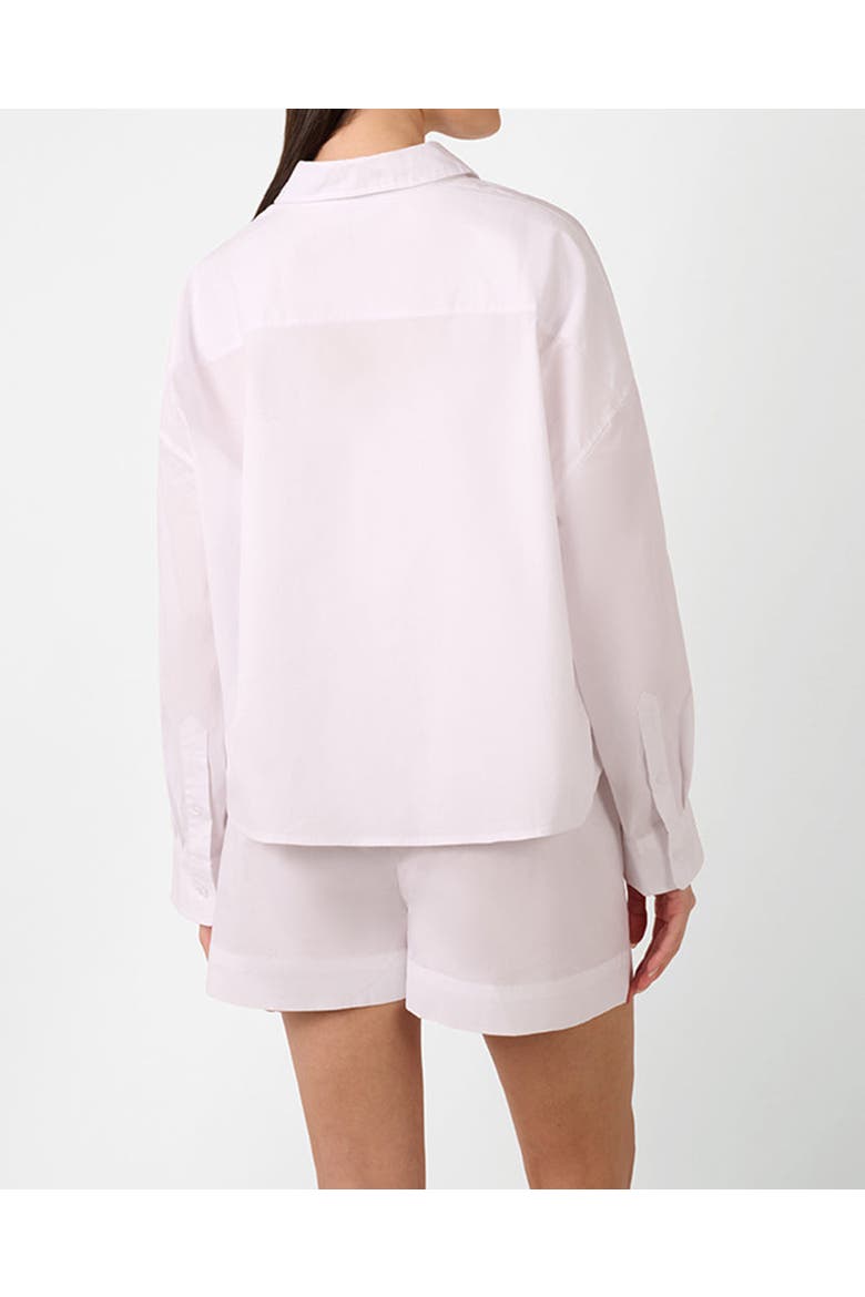 Button Front Shirt, Alternate, color, Bright White