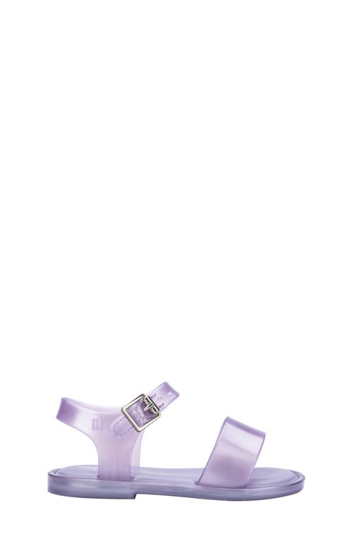 Melissa Mar Glitter Jelly Sandal In Pearly Lilac