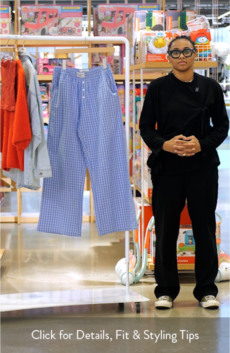 Check Straight Leg Pants, sales video thumbnail