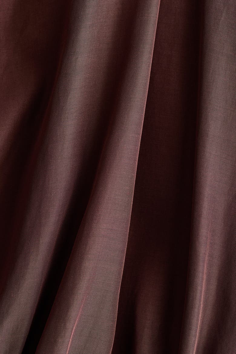 Braid-detail Tunic Dress, Alternate, color, Dark brown