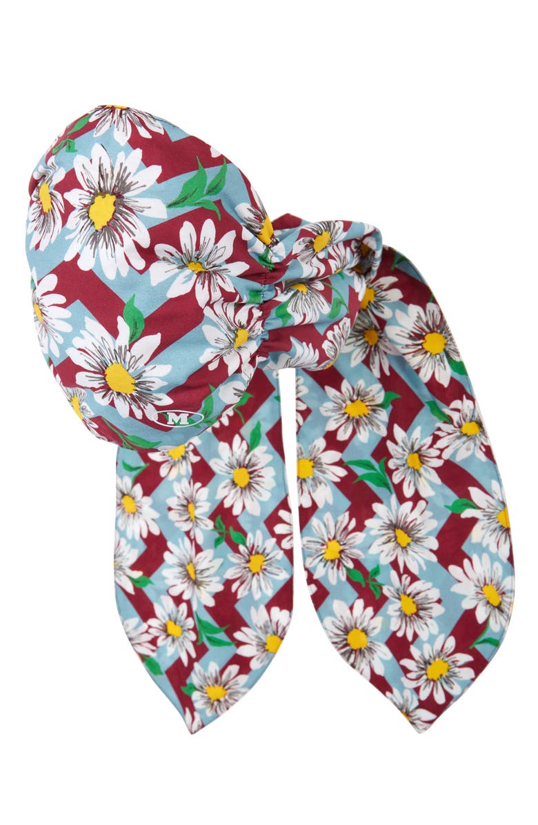 Missoni Zigzag & Daisy Print Scarf Face Mask, Main, color, 