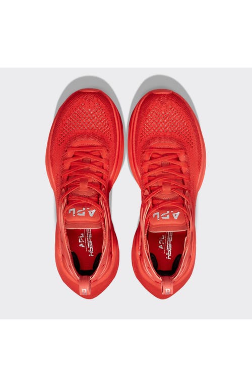 Apl Athletic Propulsion Labs Apl Hyspeed Sneakers In Red/metallic Silver