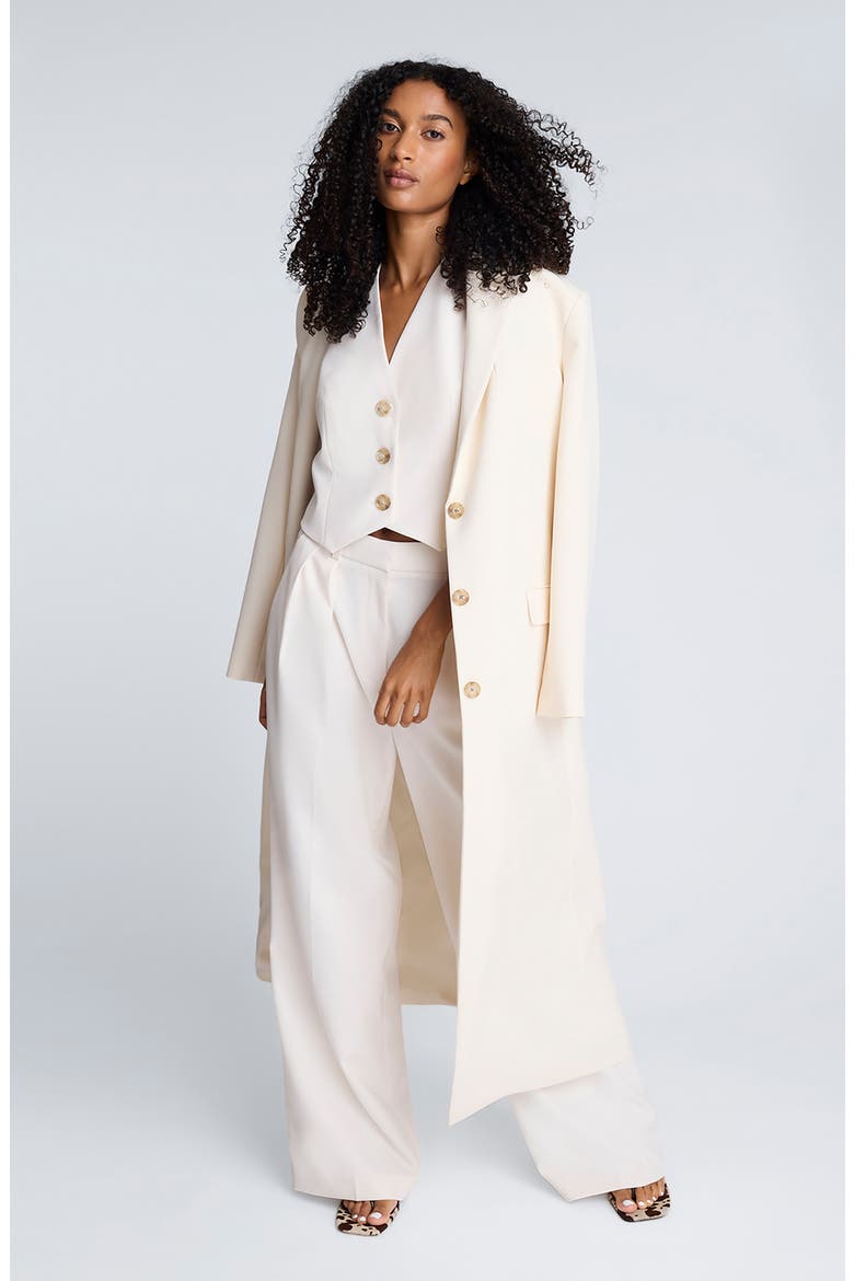 Double Pleat Twill Pants, Alternate, color, OYSTER