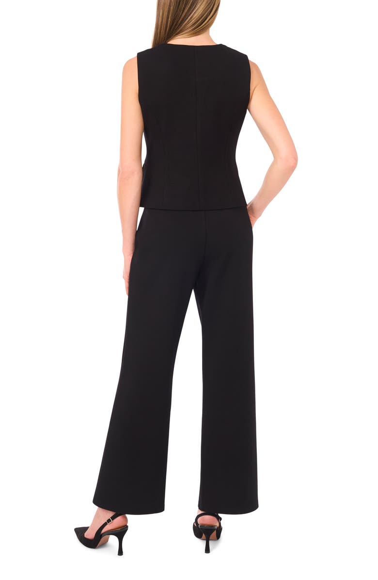 Halogen<sup>®</sup> Square Neck Ponte Vest, Alternate, color, Rich Black