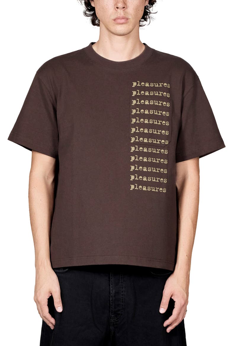 Slip Heavyweight Cotton T-Shirt, Main, color, BROWN