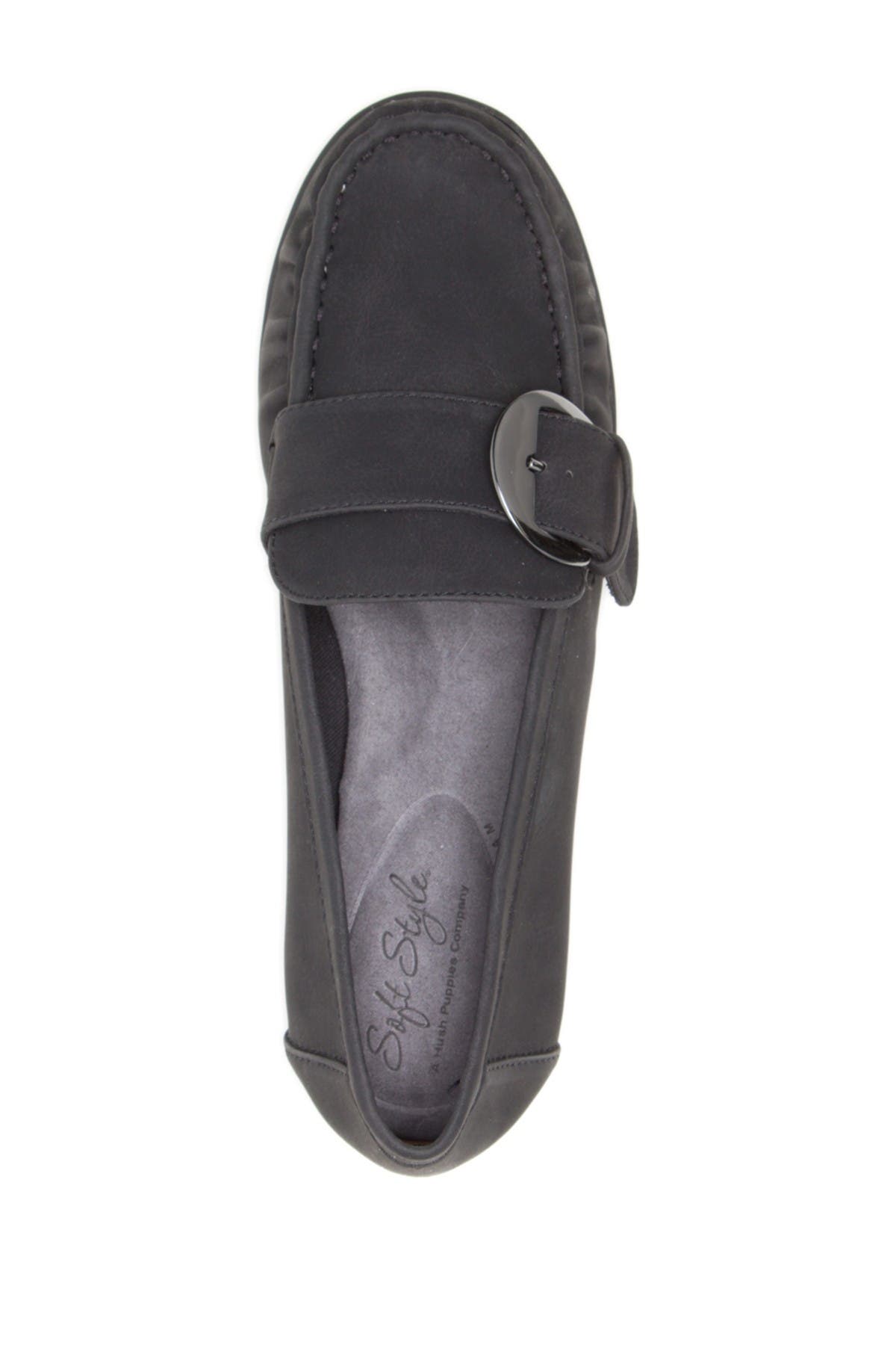 Hush Puppies<sup>®</sup> Vivid Buckle Loafer - Wide Width Available, Alternate, color, 