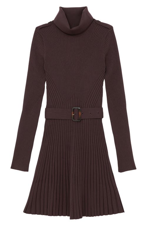 Reiss Vivi Long Sleeve Rib Dress
