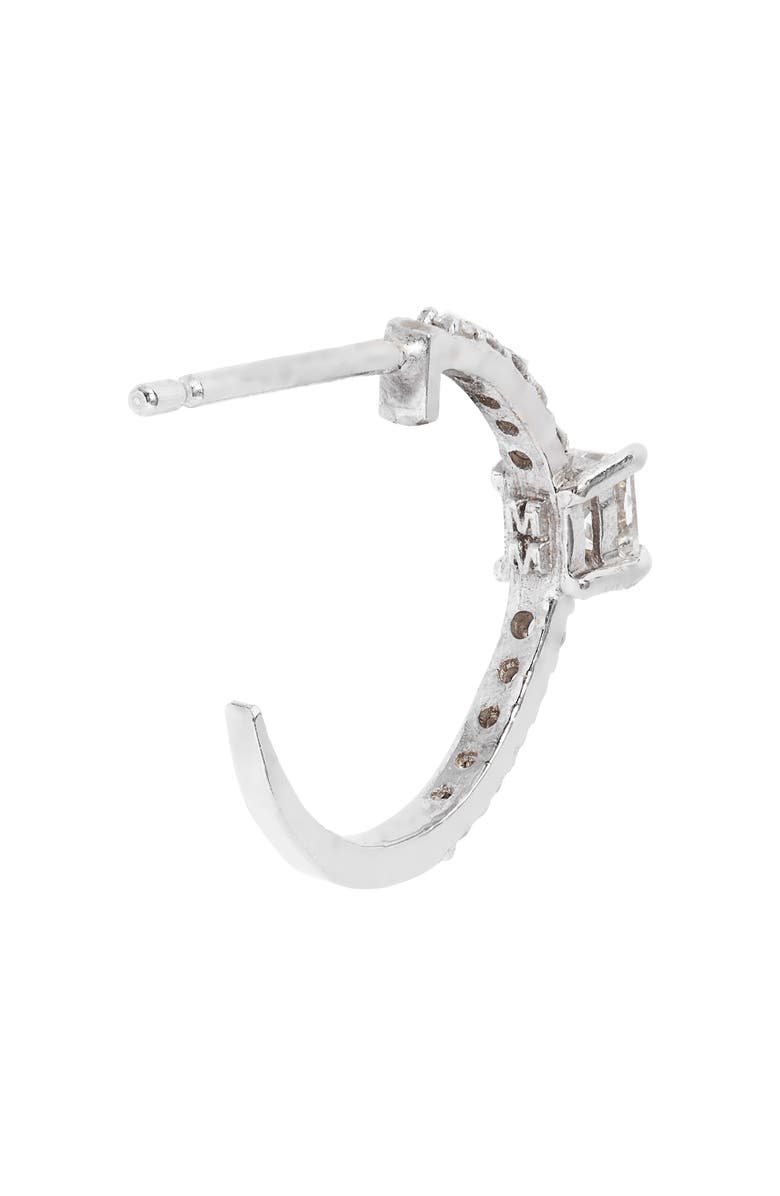 Mindi Mond Fancy Diamond Huggie Hoop Earrings, Alternate, color,