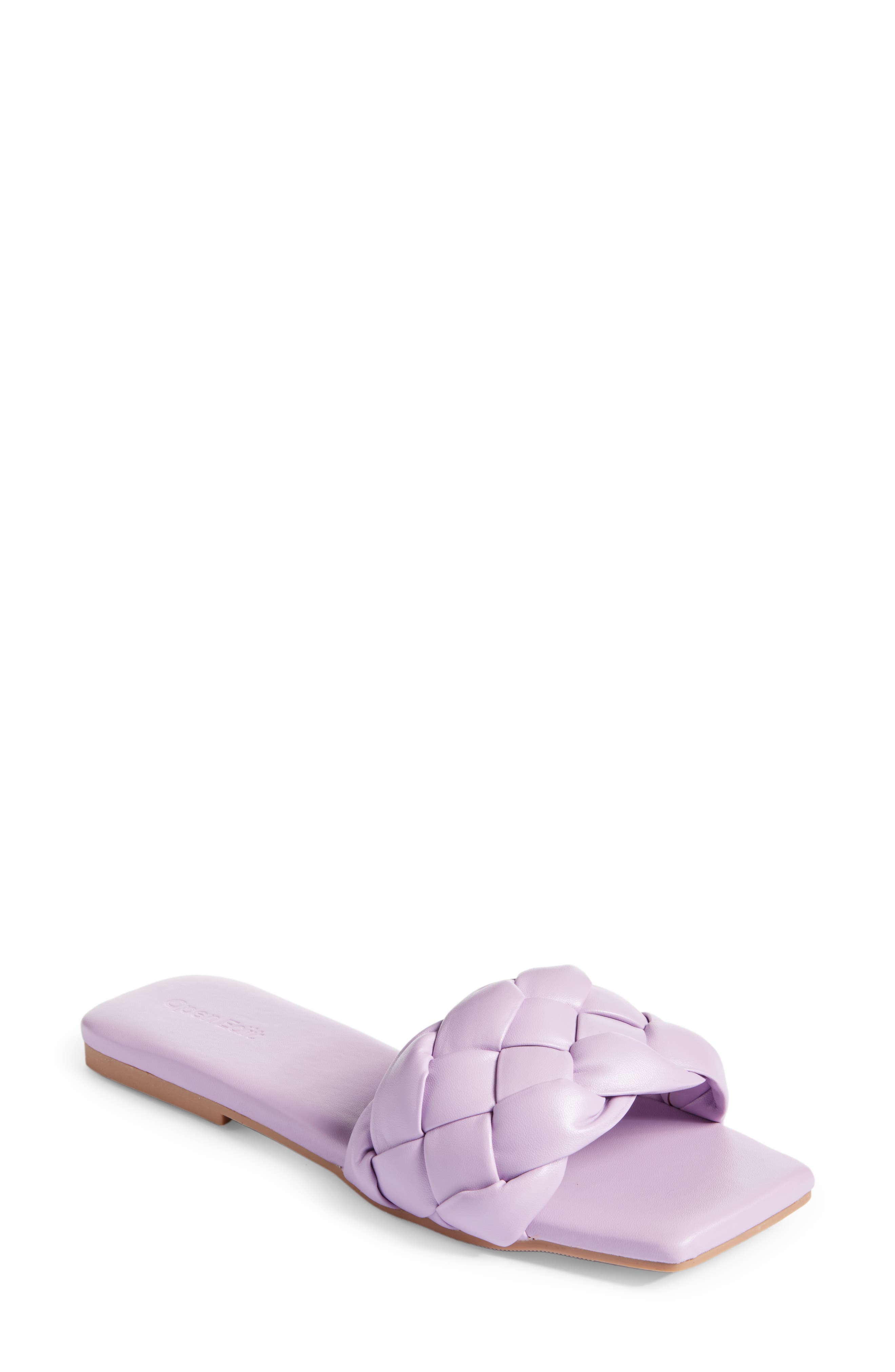 Lucca Slide Sandal, Main, color, PURPLE SPRAY